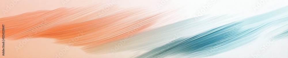 Poster abstract digital art piece with a white background. on the left side of the image, there is an orang