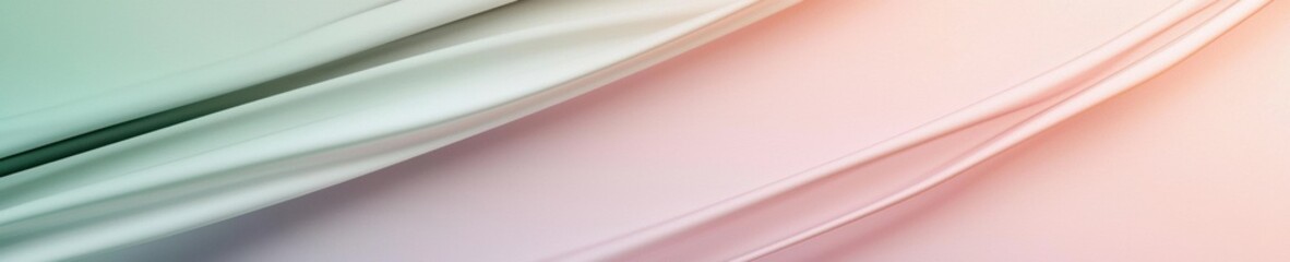 Obraz premium Abstract background with a gradient effect. on the left side of the image, there is a close-up of a light green fabric with a wavy line running diagonally across it.