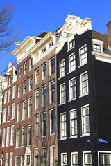 Fototapeta premium Amsterdam Amstel House Facades, Netherlands