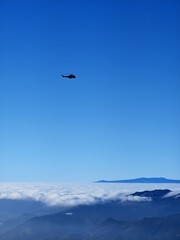 paragliding in the sky