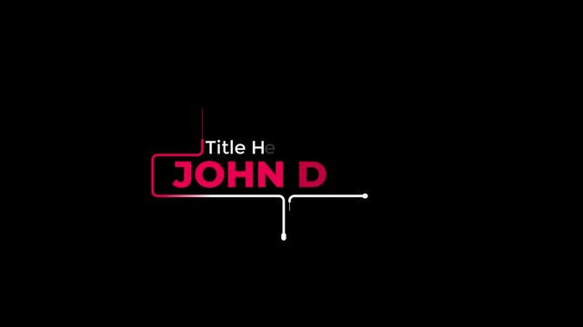 Creative Lower Thirds Pack for Adobe Premiere & Final Cut