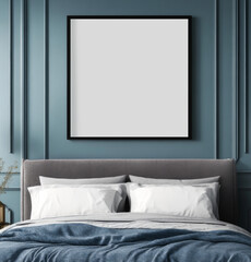 Bedroom Poster Frame Mockup