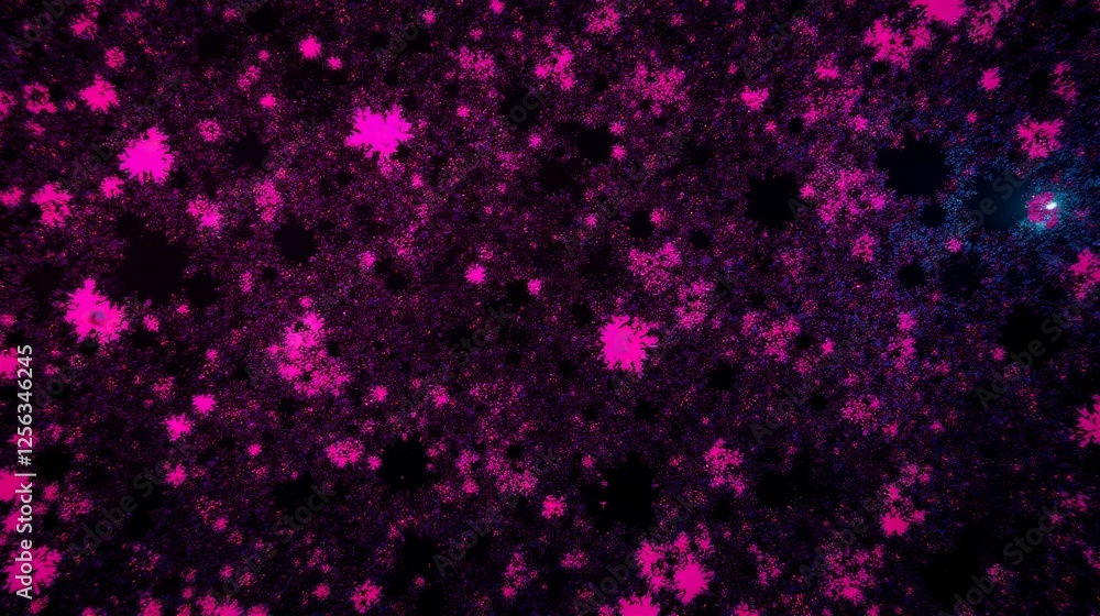 Poster abstract pink and black background with bright textures and patterns