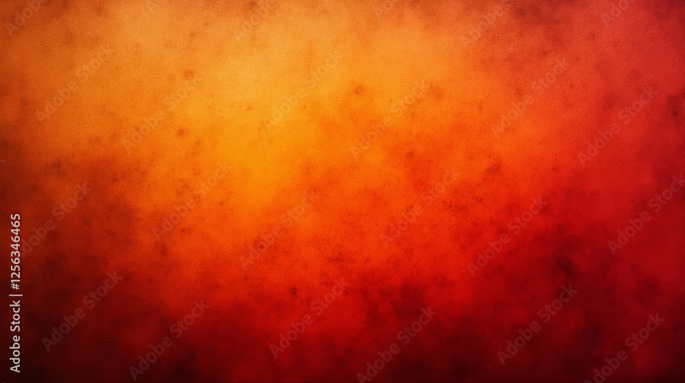 Poster abstract gradient background in warm hues of red and orange tones