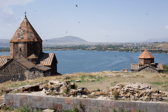 old Sevanavanq monastery in Sevan, Armenia