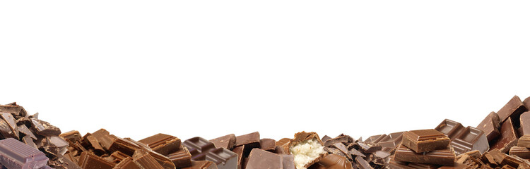 Chocolate isolated