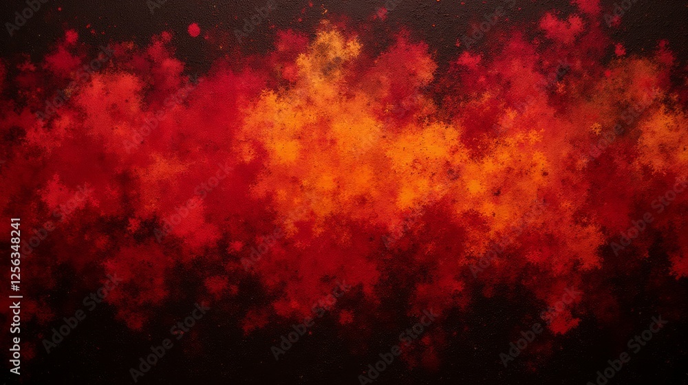 Poster abstract colorful texture with shades of red and orange in background