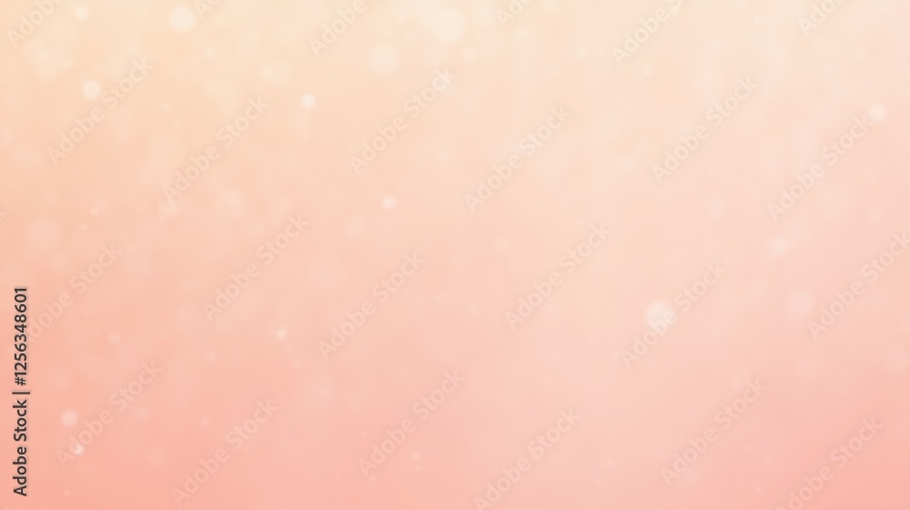 Poster soft blush gradient background with subtle light bokeh effect