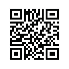 Detailed View of Black and White QR Code Against White Background
