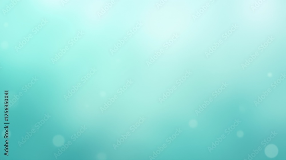 Aufkleber soft blue abstract background with gentle bokeh effect and light
