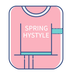 The new no loss of spring series in spring clothes soft colored icon pack