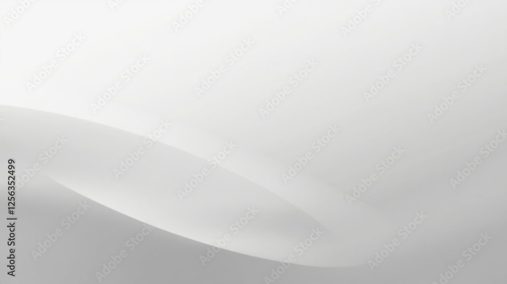 Poster soft white abstract background with curved lines and subtle texture