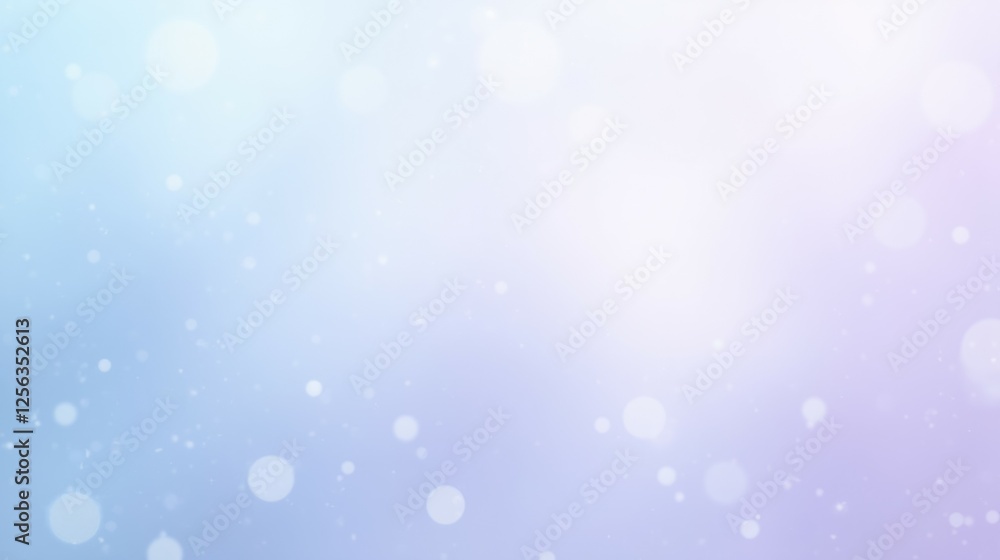 Poster soft pastel background with bokeh effects for relaxing atmosphere