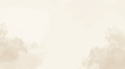 Obraz premium Soft Beige Cloudy Sky with a Dreamy Atmosphere for Backgrounds