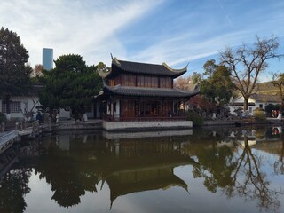 The Chinese style garden in Nanjing, China