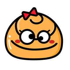 Three squirrels goddess Festival multi colored icon pack