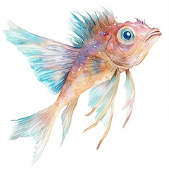 Fototapeta premium Freshwater Fish Illustration