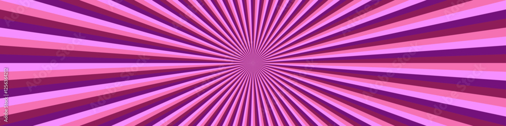 Poster geometrical burst background - abstract vector design