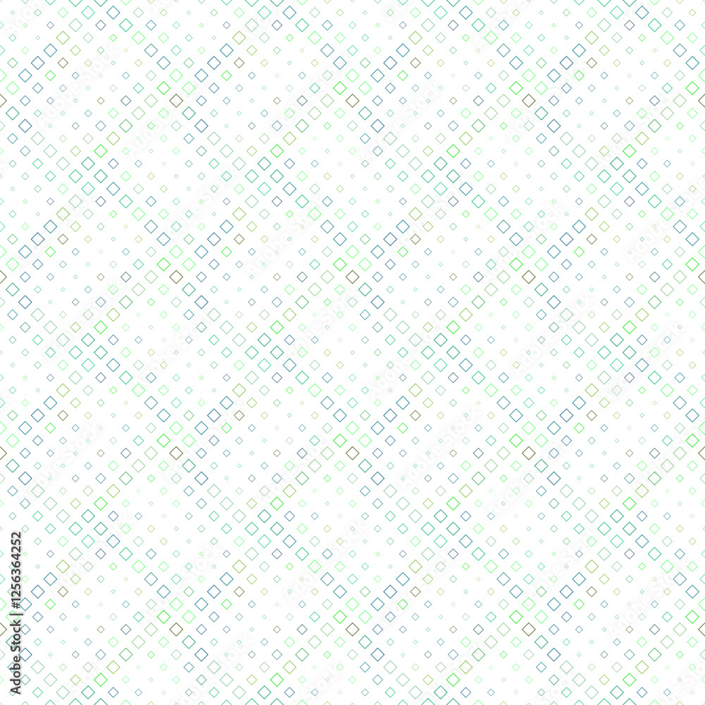 Poster colorful seamless diagonal square pattern background - geometrical vector design