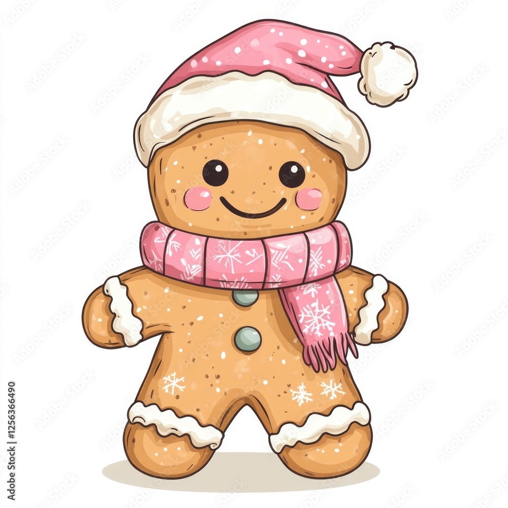 Wall mural Christmas Cookie