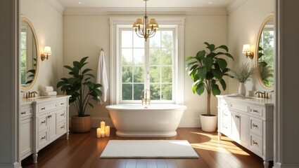 A wonderful minimalist bathroom