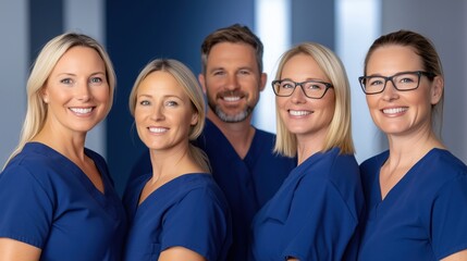 Health professionals engage in important discussions about kidney health awareness in a modern medical environment while showcasing teamwork and professionalism