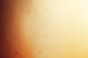 Elegant and Detailed Floral Pattern Background in Warm Gold Hues for Eid Mubarak Celebration with Copy Space for Messages and Greetings during Ramadan Kareem or Muharram Iftar Events