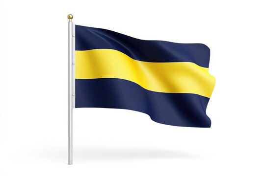 Collection of Nautical Flags with Morse Code Symbols for International Maritime Communication