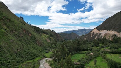 Landscape of the Hidden Valley of Limapampa in San Marcos, Cajamarca