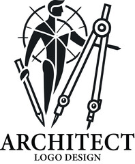 Architect Vector Logo Design