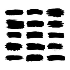 Collection of hand-drawn ink brush textures with various lines, waves, and artistic strokes. Great for design and creative projects.