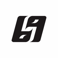 Obraz premium Number 6 and 9 combination, in the middle forming letter S or number 5. Suitable for business logo
