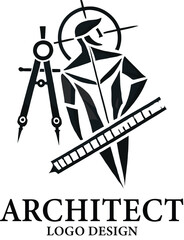 Architect Vector Logo Design