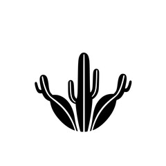 Desert cactus logo