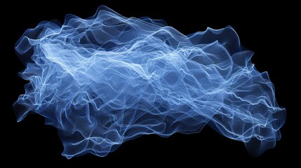 Illuminated digital financial chart with data visualization on a dark background