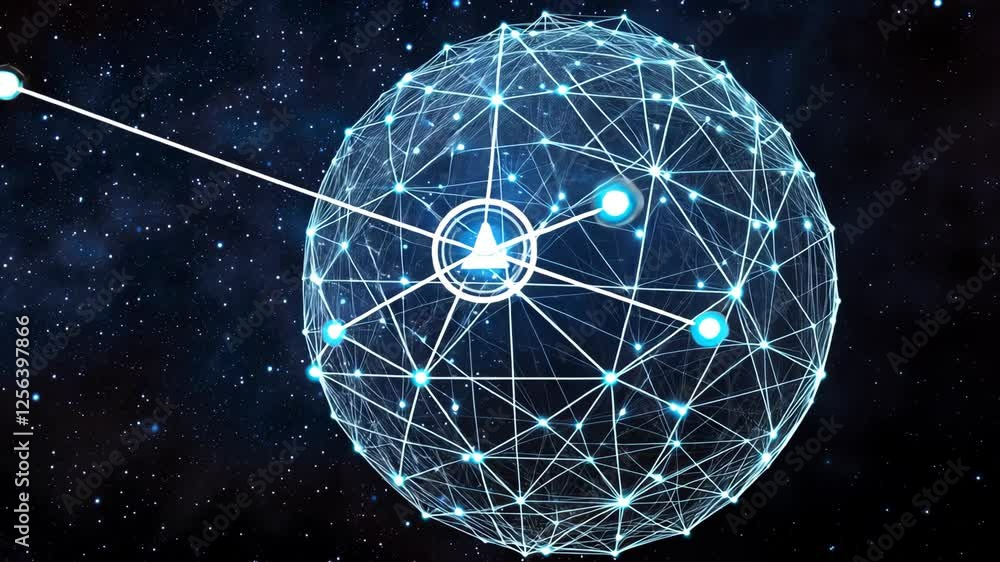 Aufkleber discover the intricate networks symbolizing technology's role in shaping our digital future through 