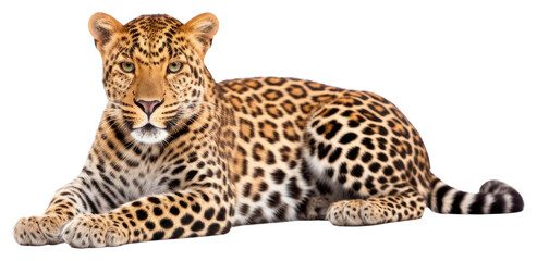 Obraz premium PNG Wildlife leopard cheetah mammal.