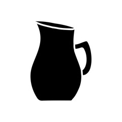 jug icon Simple thin line logo