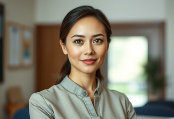 Female teacher in a professional setting