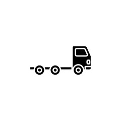 truck icon Simple thin line logo