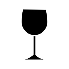 wine icon Simple thin line logo