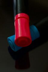  Red and Blue highlighters