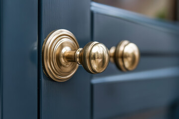 Obraz premium Stylish Knobs for Kitchen Cabinets