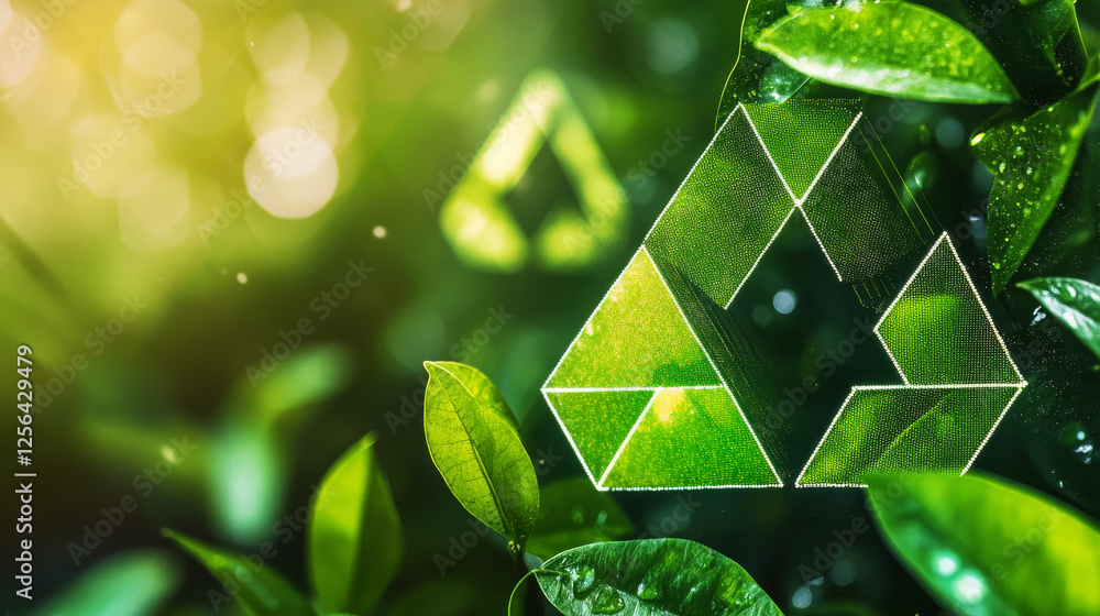 Poster a hologram of biofuels. biofuels from polygons, triangles of points and lines. biofuels are a low-po
