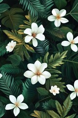 Obraz premium Nature Floral Pattern