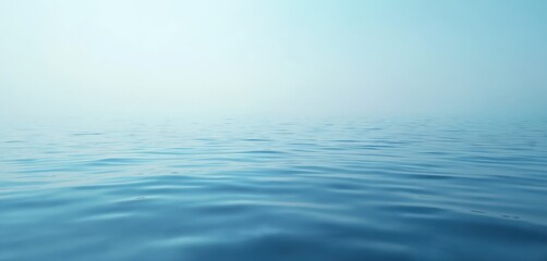 Still light blue water surface texture. Serene, abstract ocean scenery. Tranquil sea with ripple pattern creating peaceful backdrop. Evokes calmness, beauty nature, cool freshness. Marine wallpaper,