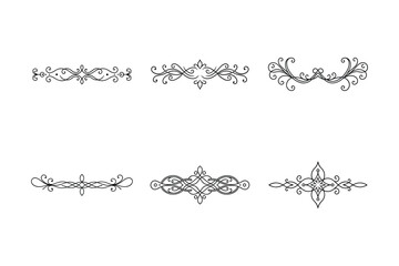 set of decorative elements for design