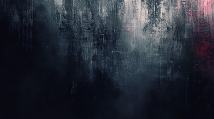 Obraz premium A digital art piece featuring an abstract background with dark, muted tones and scattered textures reminiscent of aged metal or distressed wood
