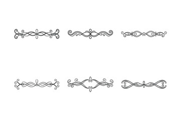 set of decorative elements for design