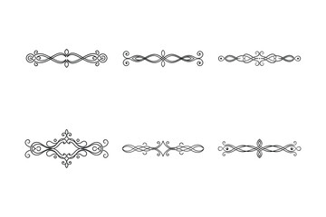 set of decorative elements for design